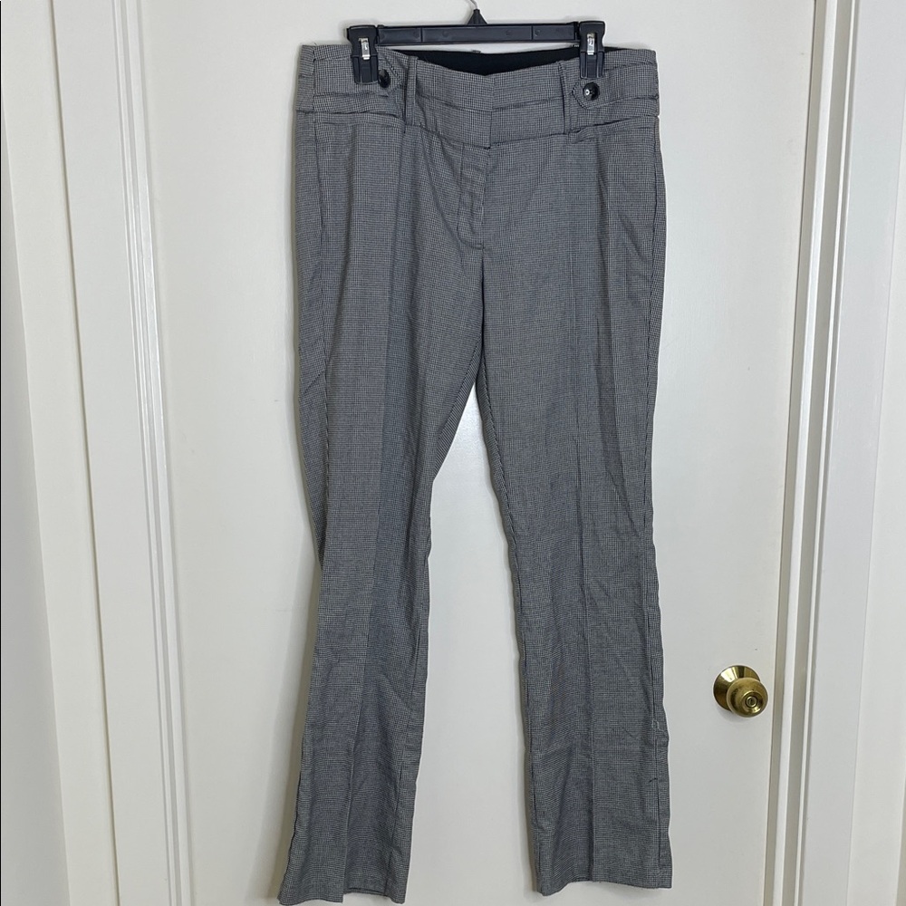 Candie's Black and White Houndstooth Women's Trousers